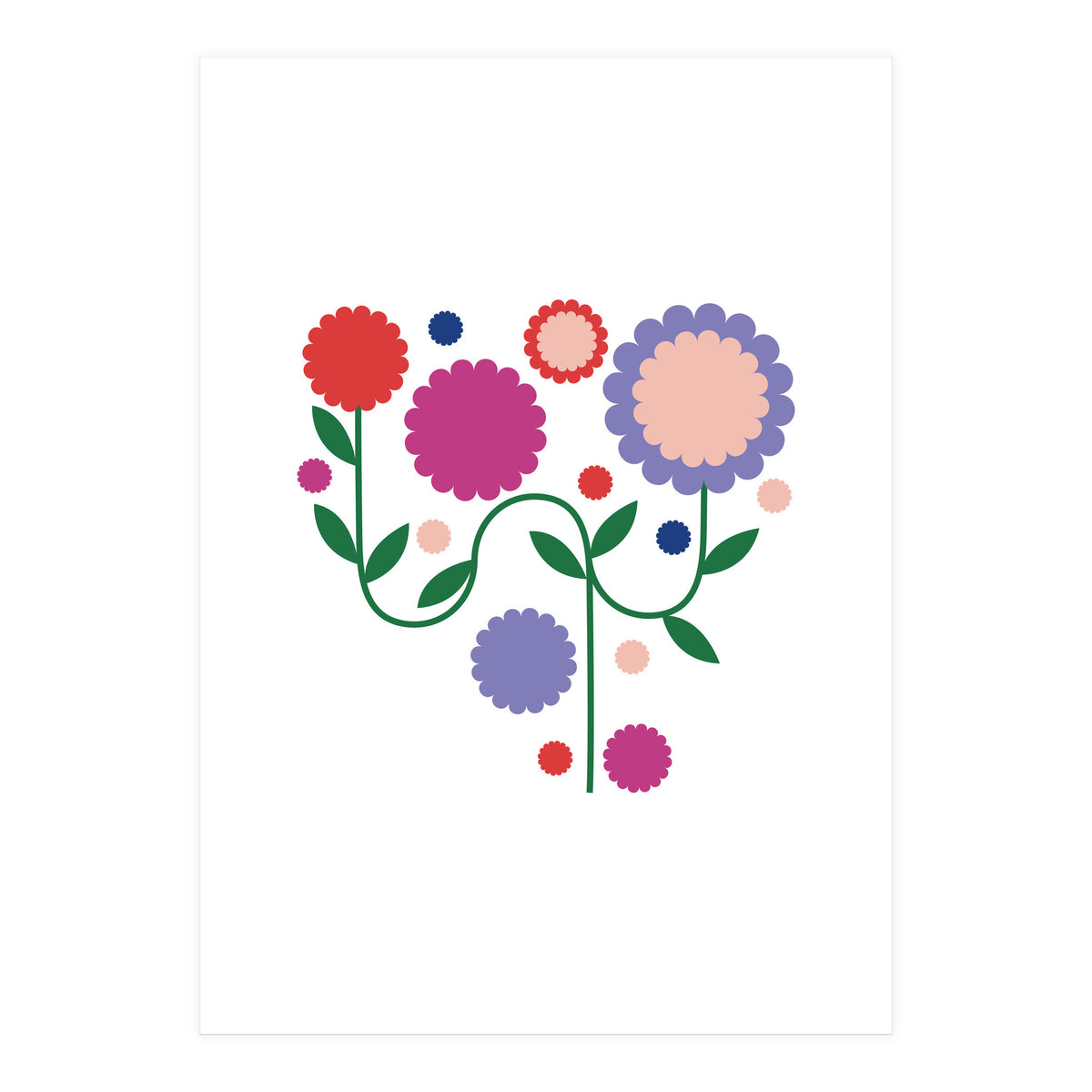 Colorful flowers (Print Only)