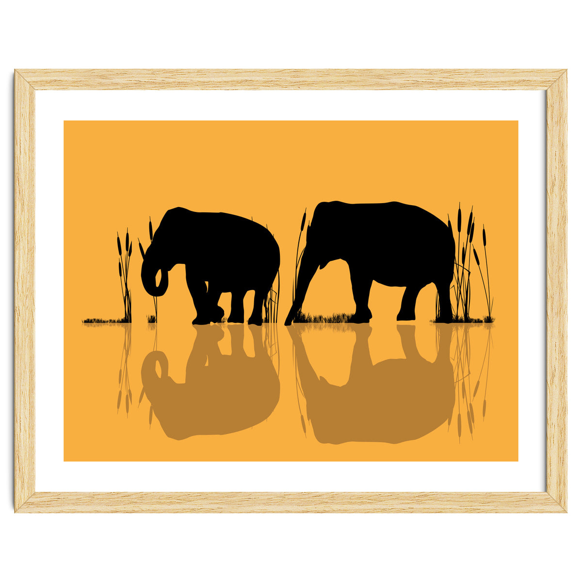 Elephants In The Water