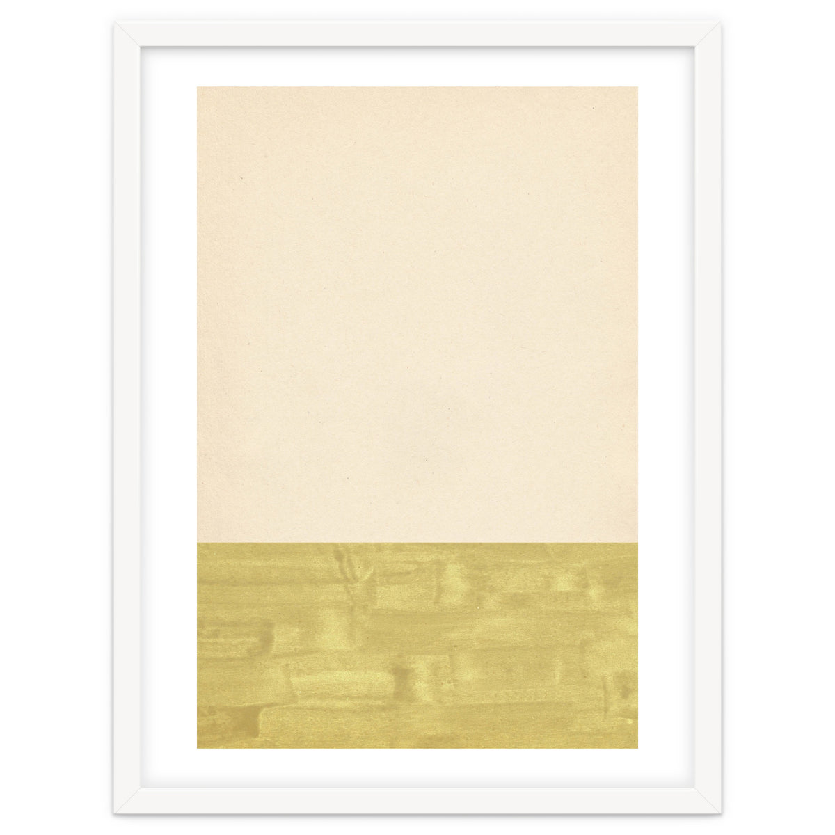 Green and beige color blocks