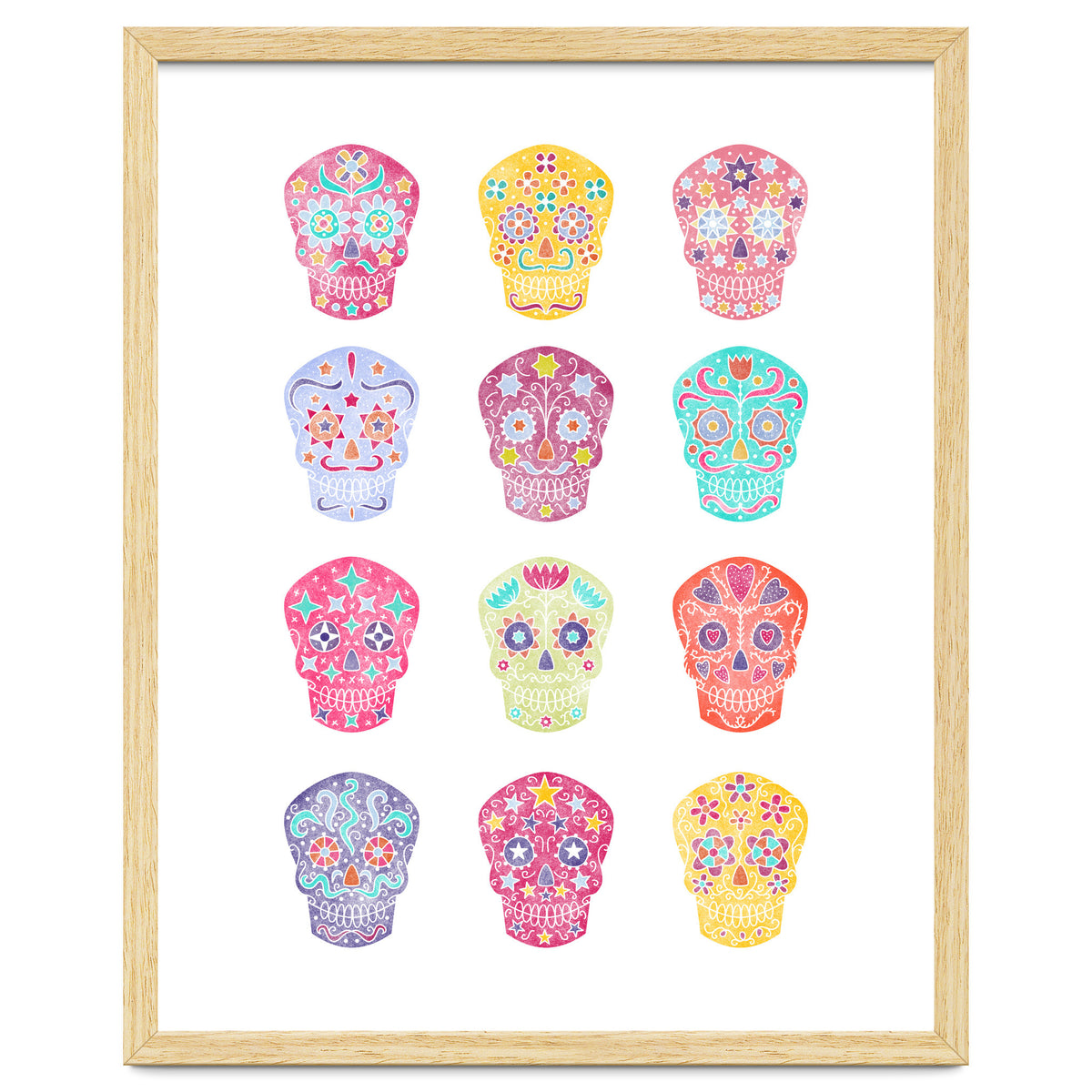 Watercolour Sugar Skulls
