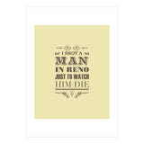 I Shot A Man In Reno (Print Only) thumbnail
