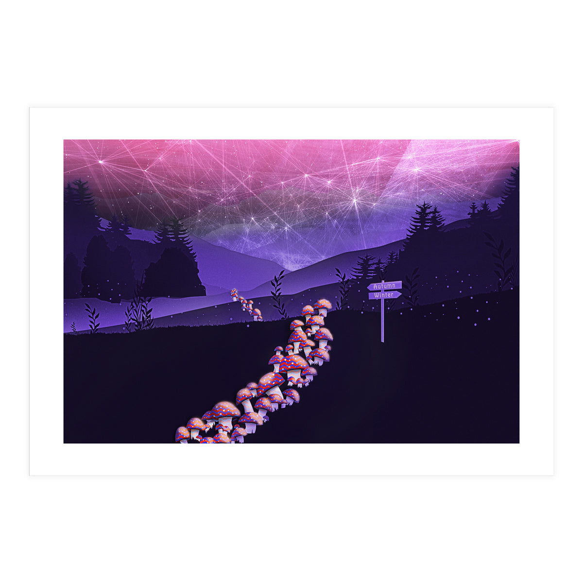 Mushroom Wanderlust (Print Only)