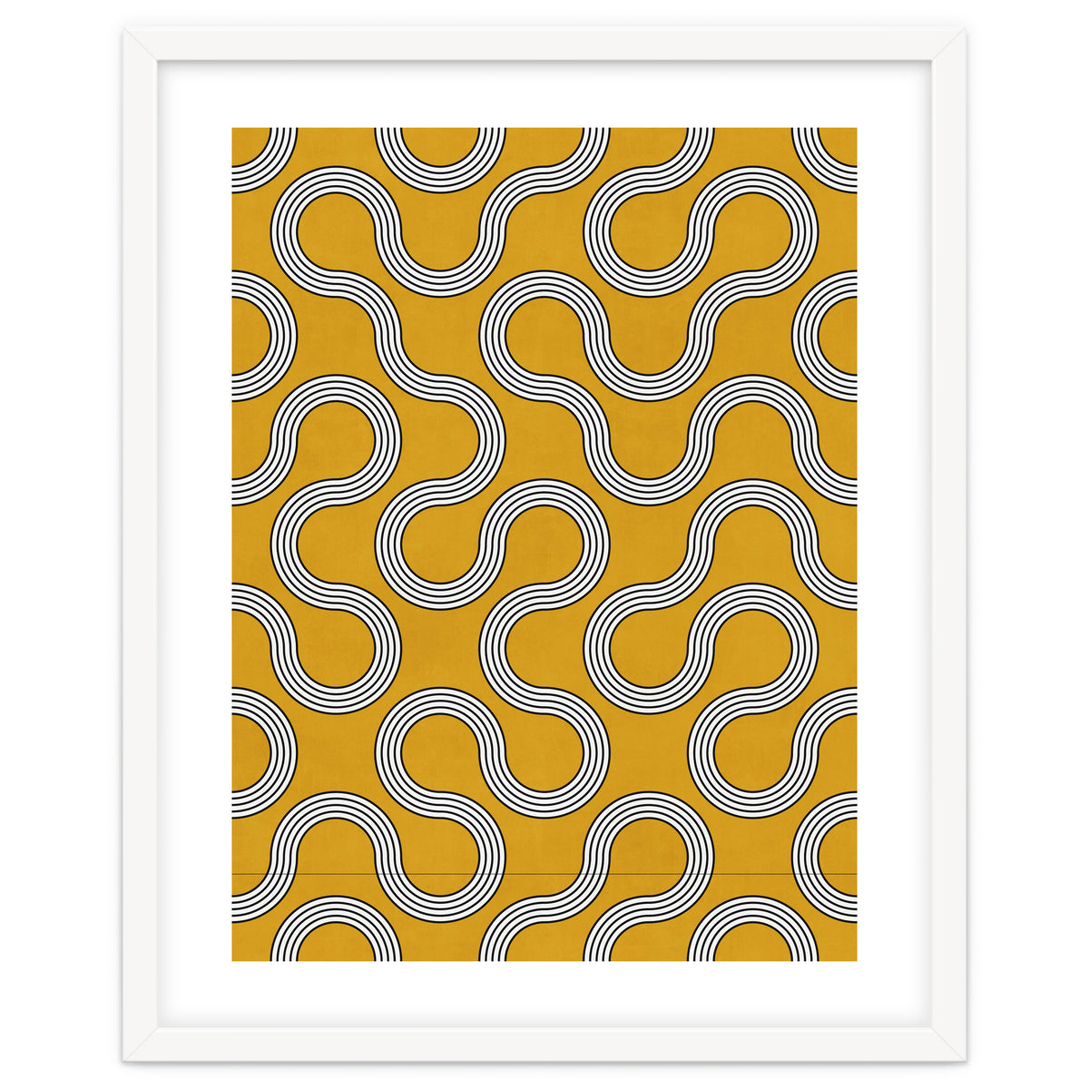 My Favorite Geometric Patterns No.31 - Mustard Yellow