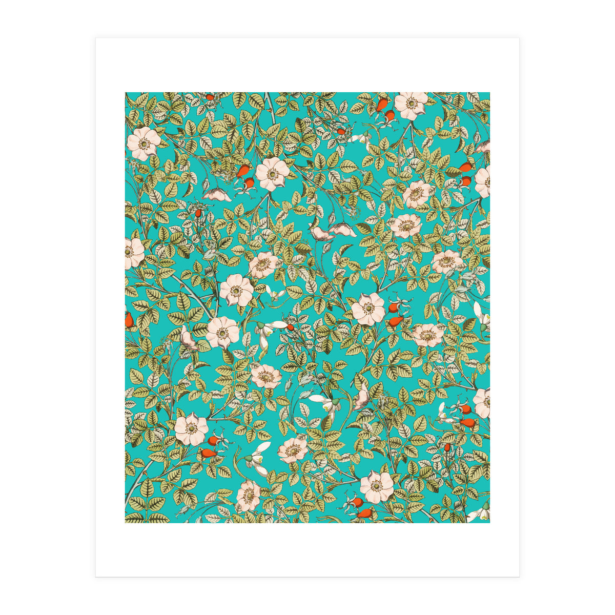 Teal Botanical (Print Only)