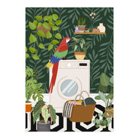 Tropical Laundry Room (Print Only)