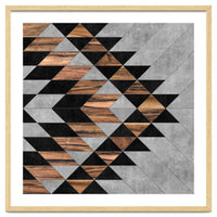 Urban Tribal Pattern No.10 - Concrete and Wood