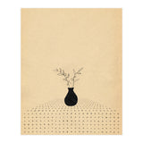 Abstract still life, vase and plants (Print Only) thumbnail