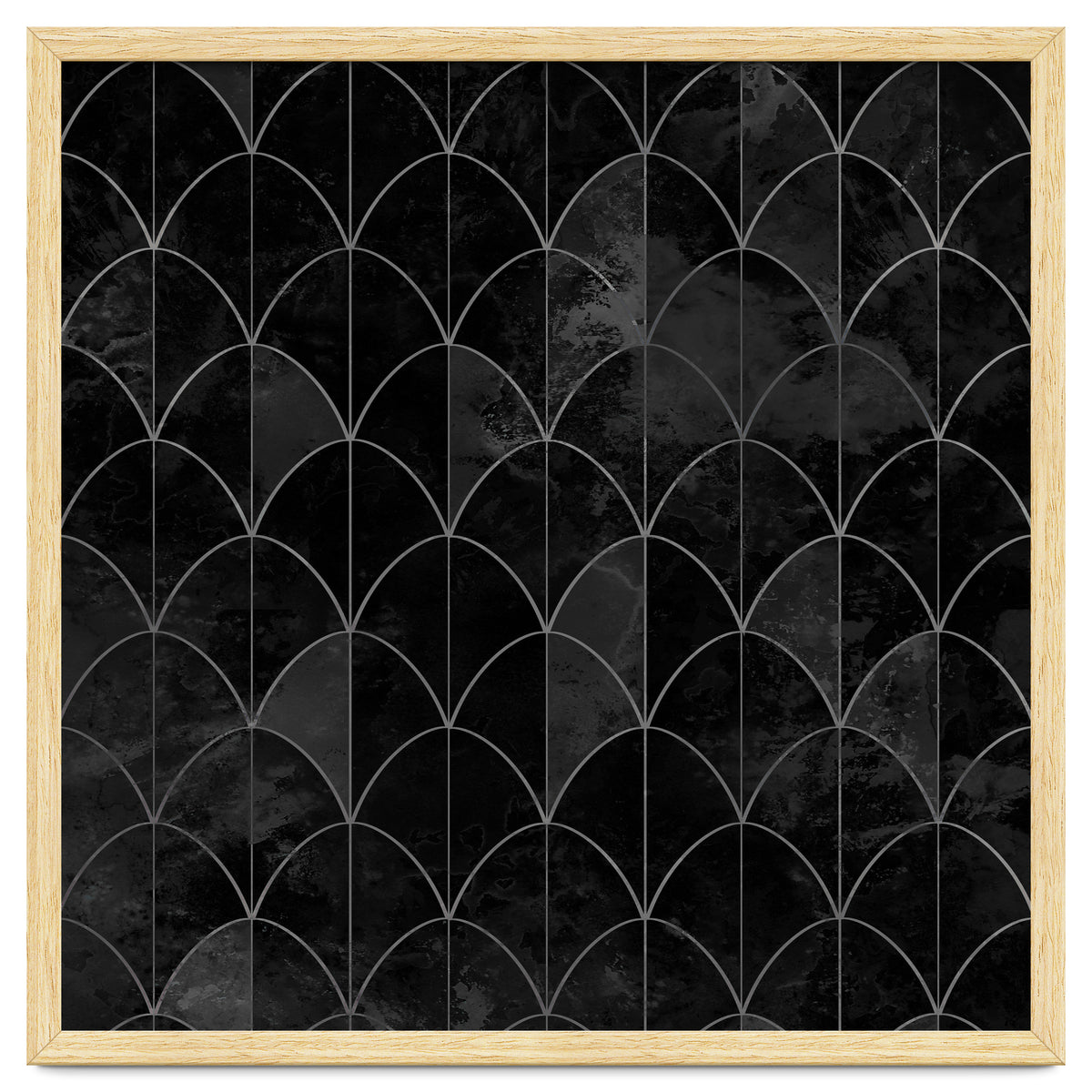 Mermaid scales. Black and white