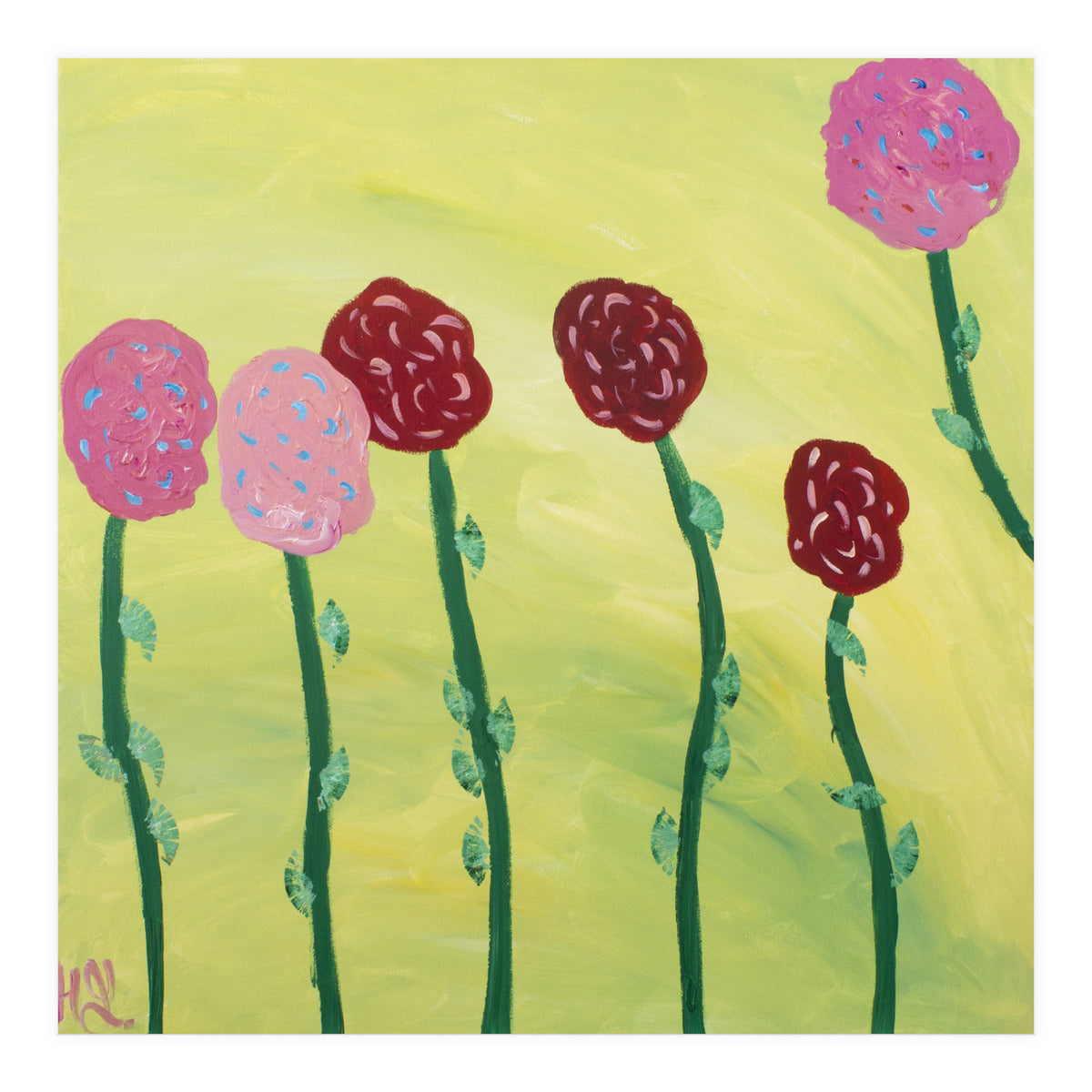 Blooms In The Wind (Print Only)