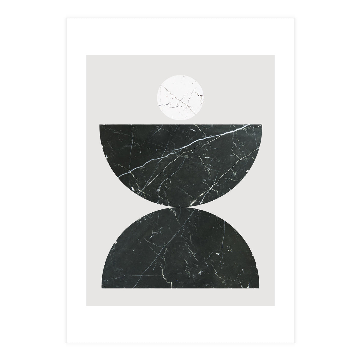 Black & White Marble (Print Only)