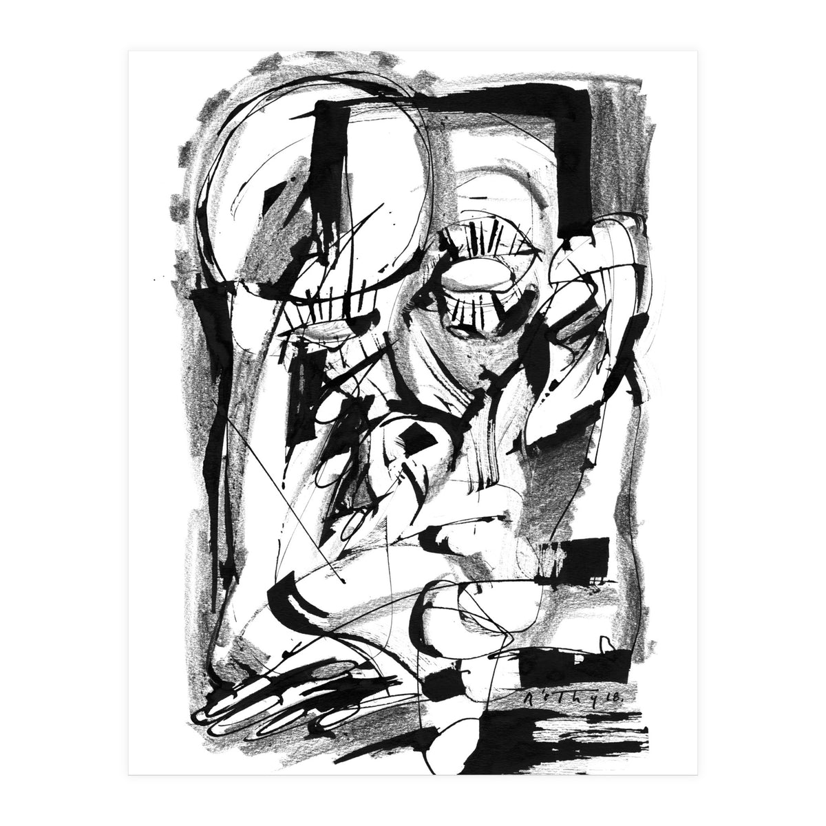 Power of the Mind - b&w (Print Only)