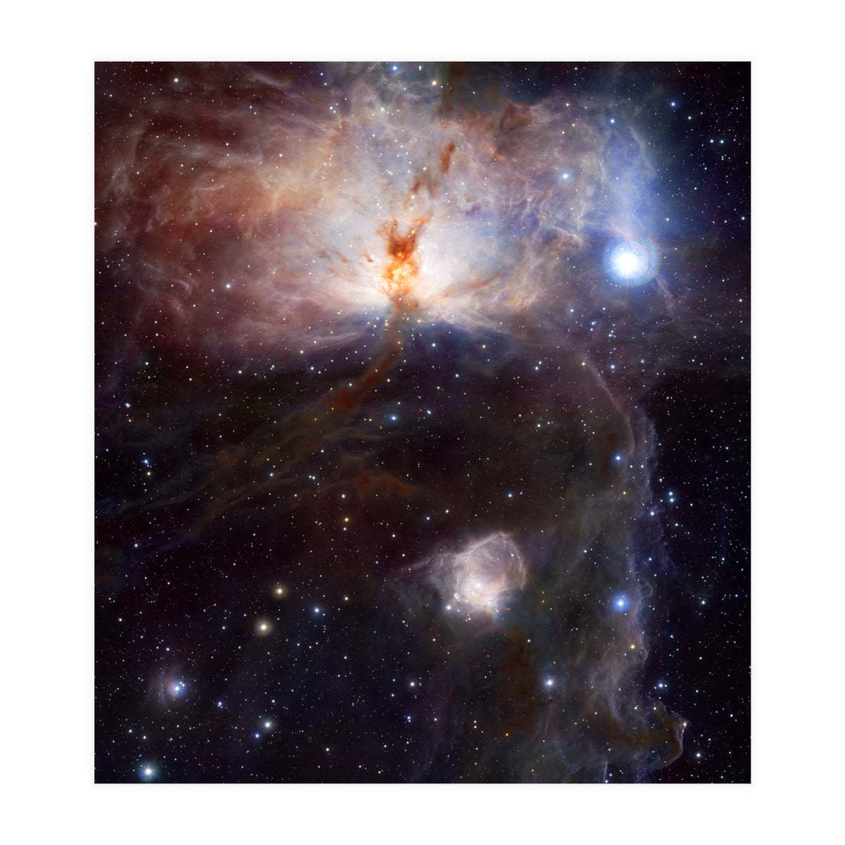The Hidden Fires of the Flame Nebula (Print Only)