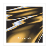 Try Again Motivational Reminder \\ Liquid Color Waves  (Print Only) thumbnail