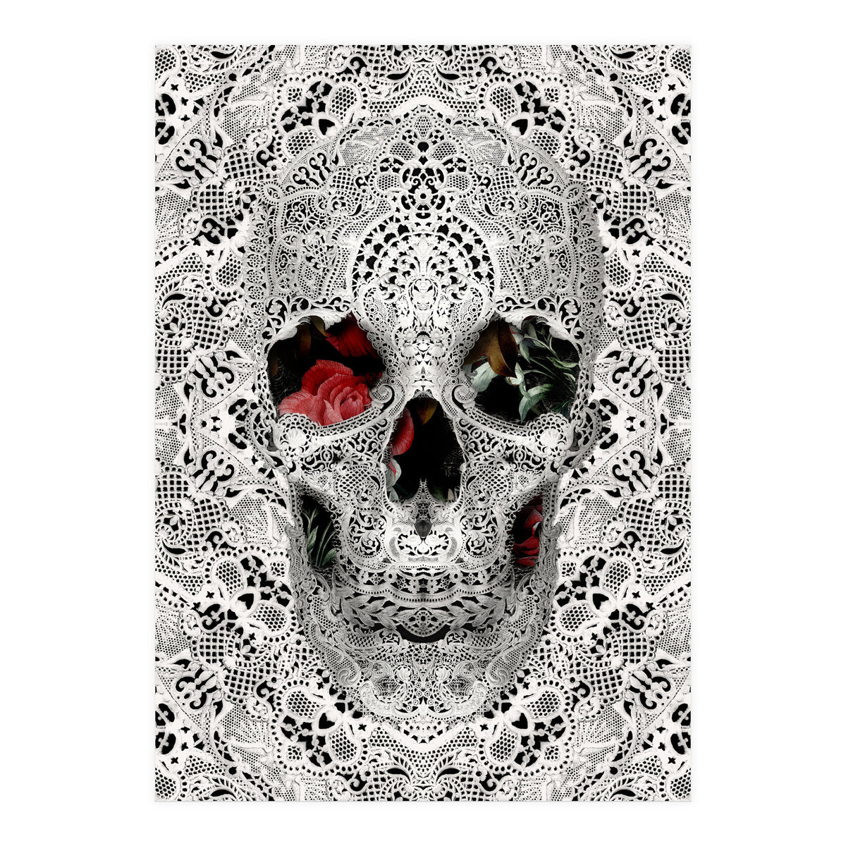 Lace Skull Light (Print Only)