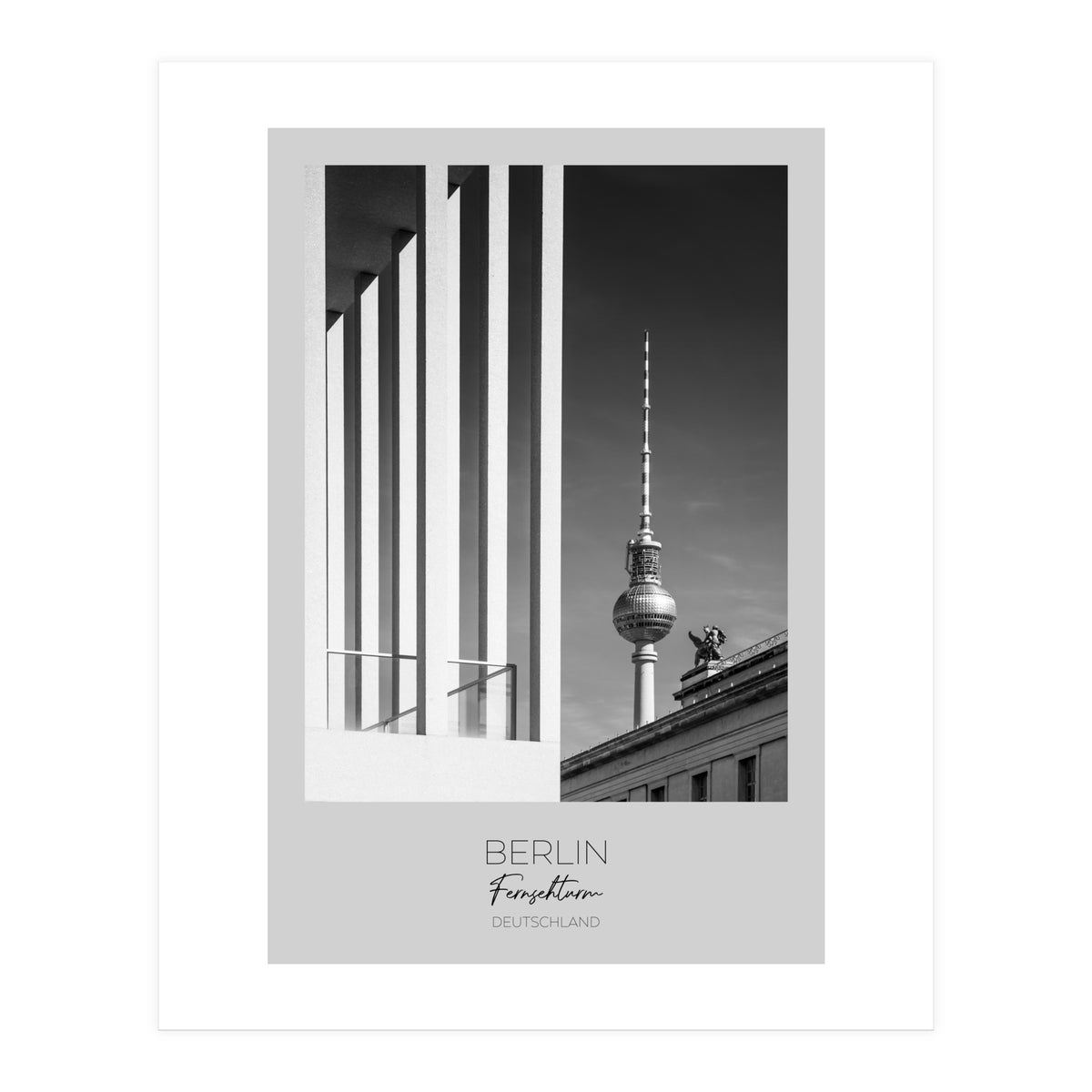 In focus: BERLIN Television Tower & Museum Island (Print Only)