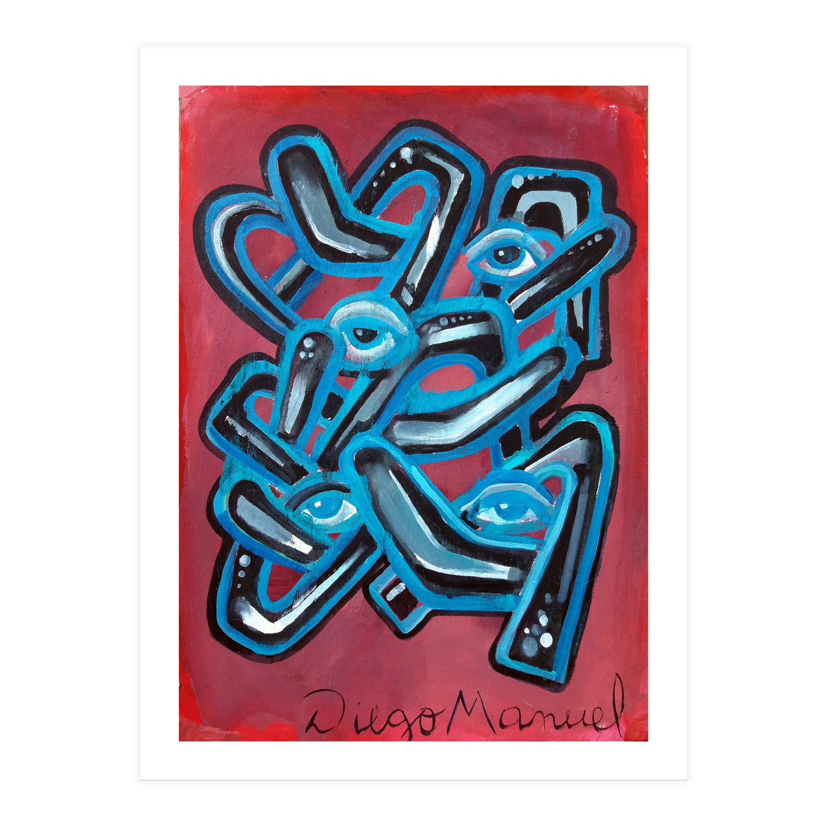 Formas Lenguas Y Ojos (Print Only)