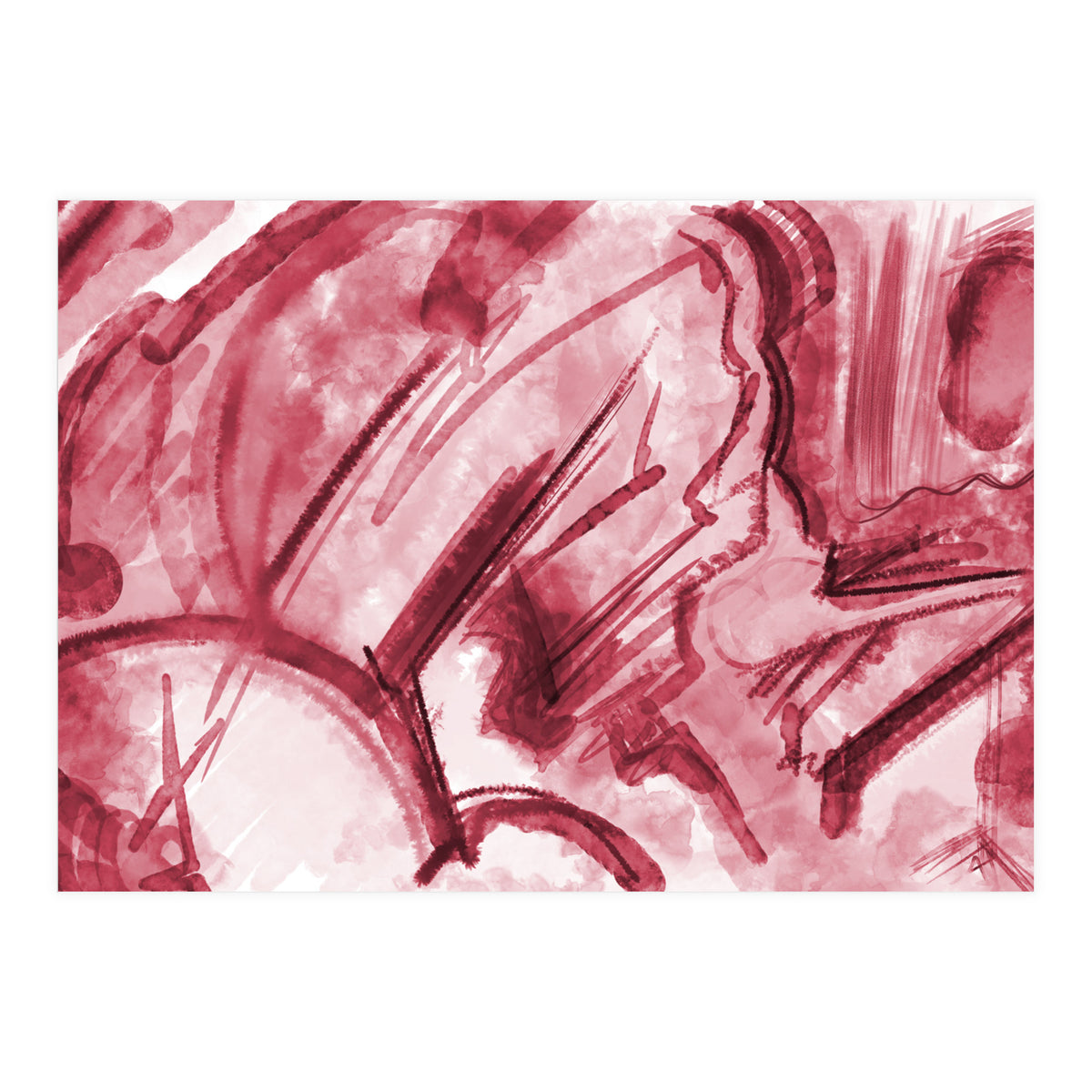 Red And Beautiful (Print Only)