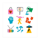 Aquarius Emoji (Print Only) thumbnail