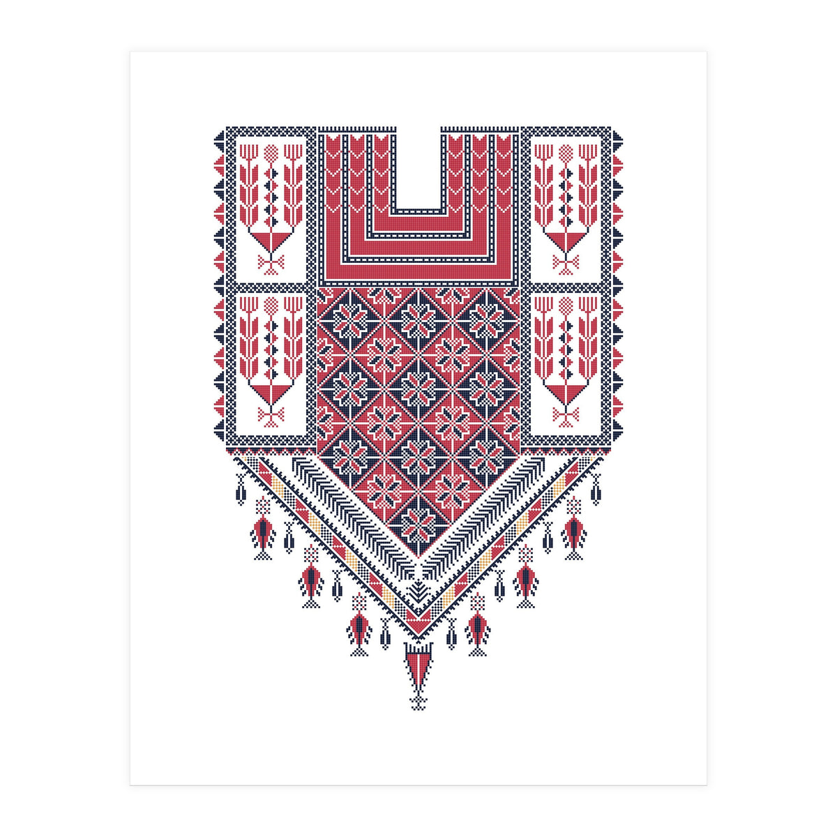 Tatreez Ornament 15 (Print Only)