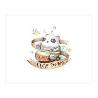 I Love Pandas (Print Only)