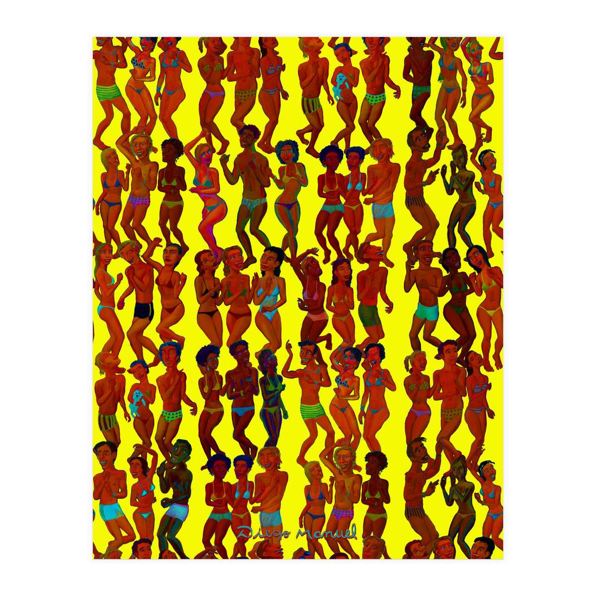 Fiesta En La Playa 11 (Print Only)