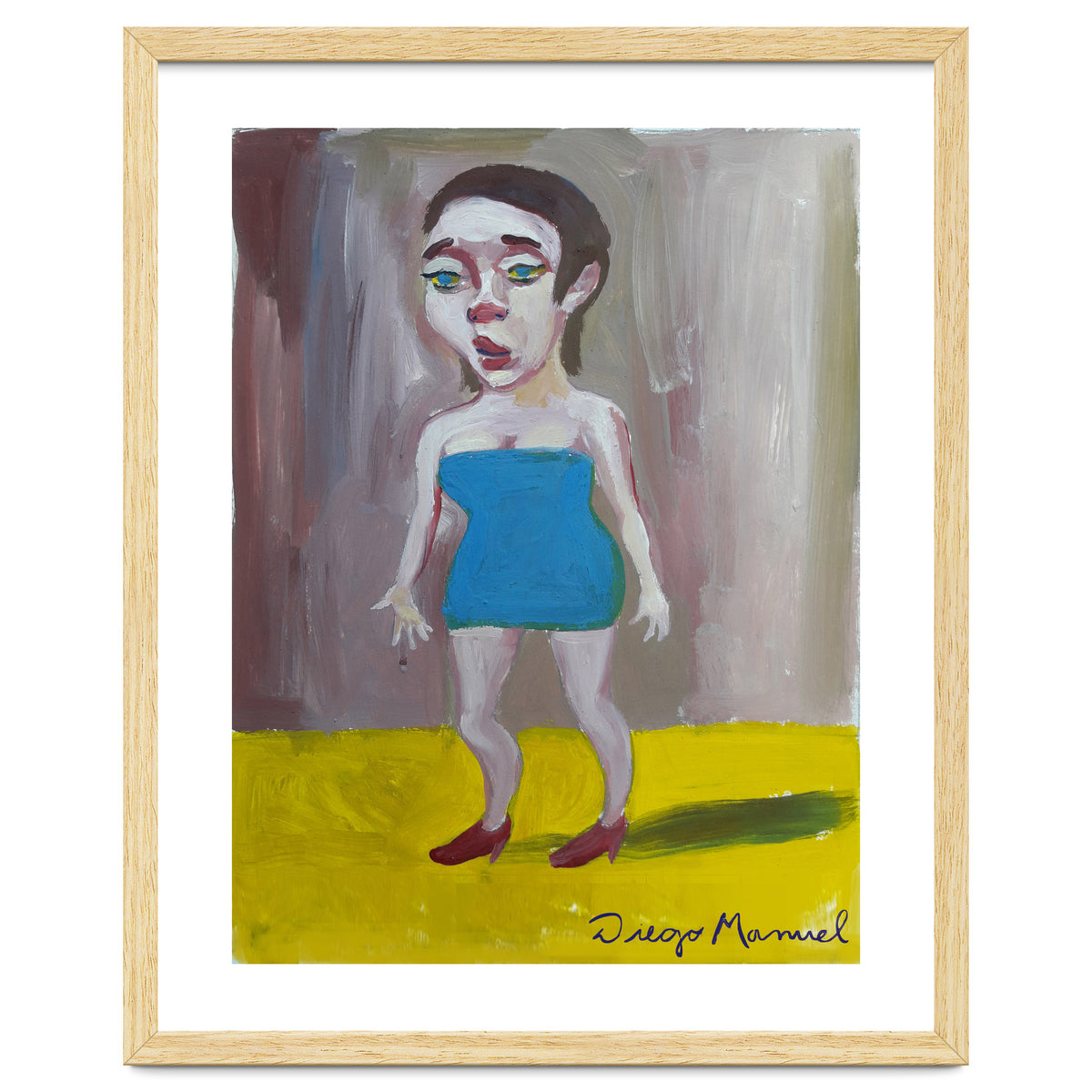 Light Blue Dress Girl