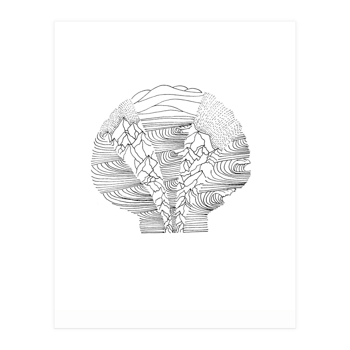 Salt&surf Scallop Waves (Print Only)