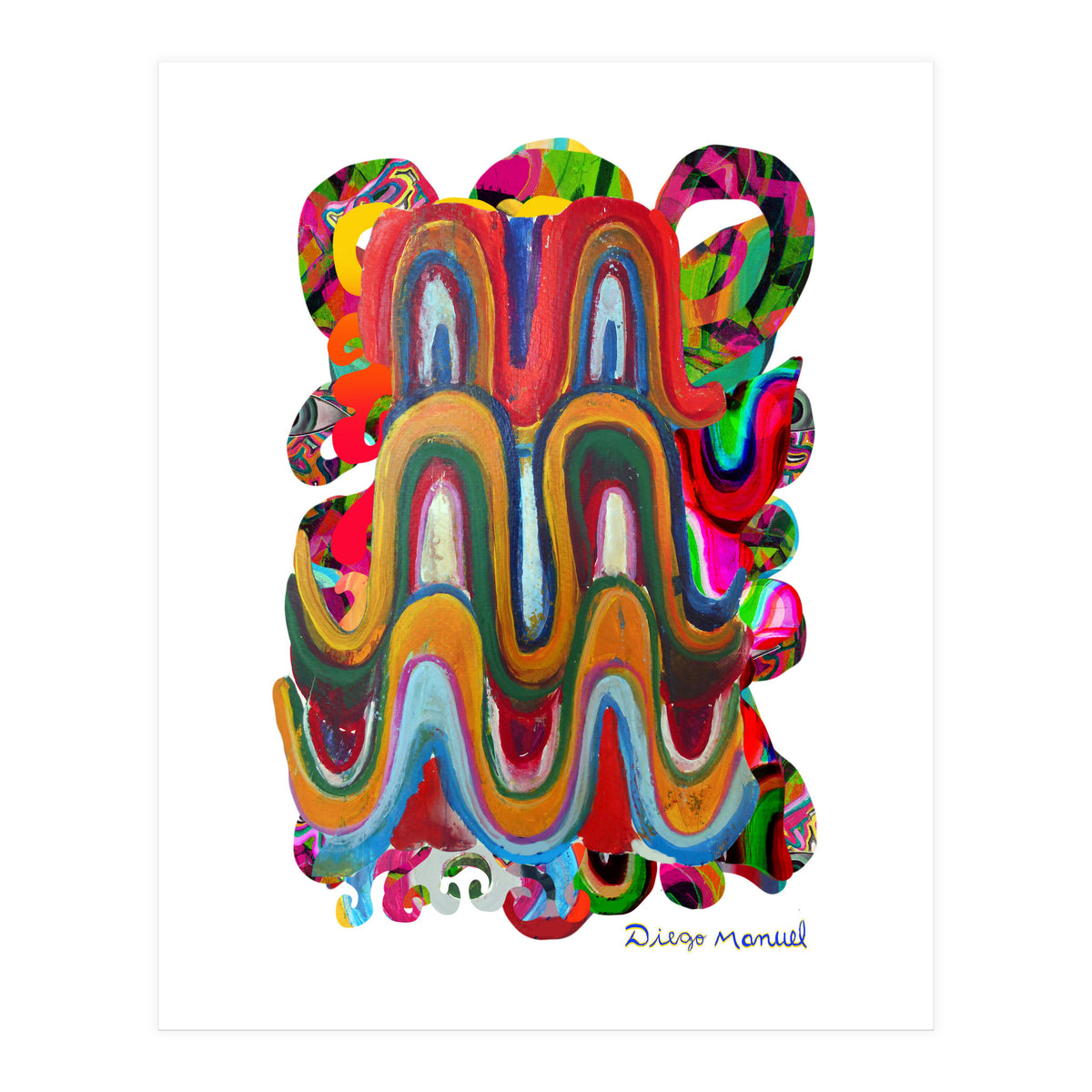 Pop Abstract Asimetrico 12 Copia (Print Only)