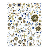 Indigo Flower Golden Mashup (Print Only) thumbnail