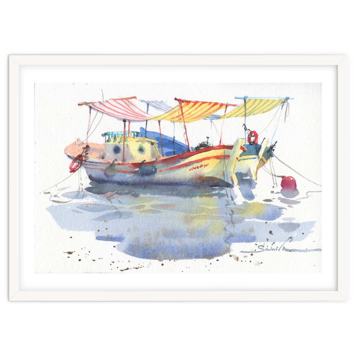 Pleasure boats paintings