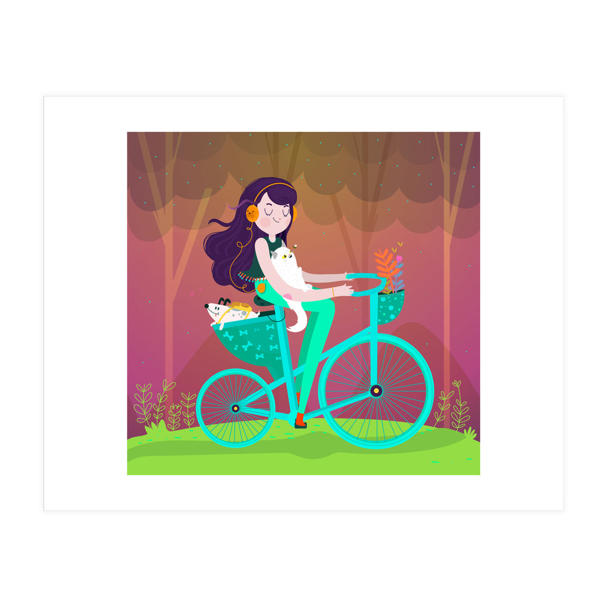 Bike ride (Print Only)