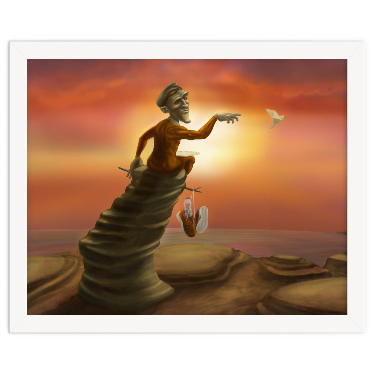 Superhero on a break