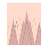 Pink mountains  (Print Only) thumbnail