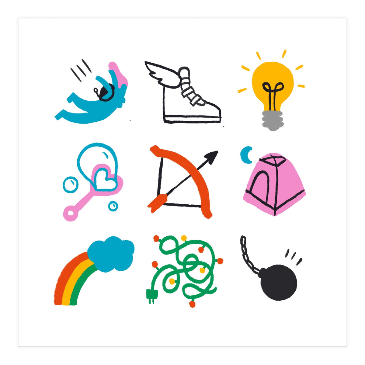 Sagittarius Emoji (Print Only)