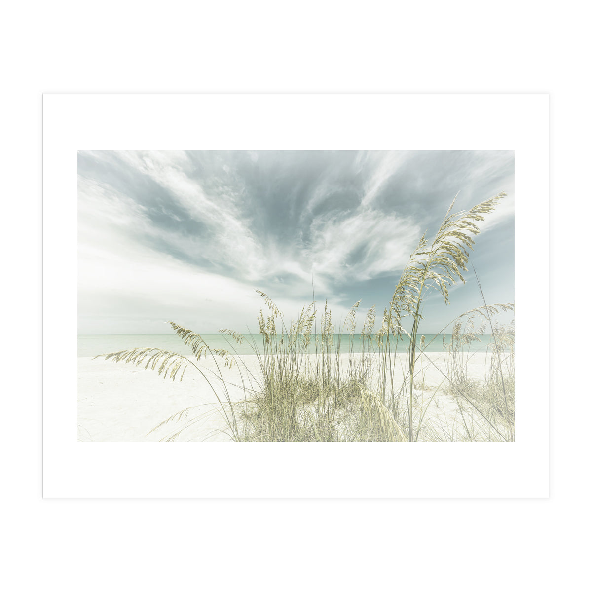 Heavenly calmness on the beach | Vintage (Print Only)