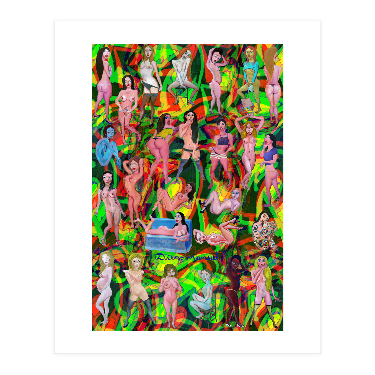 Chicas 3d 15 (Print Only)