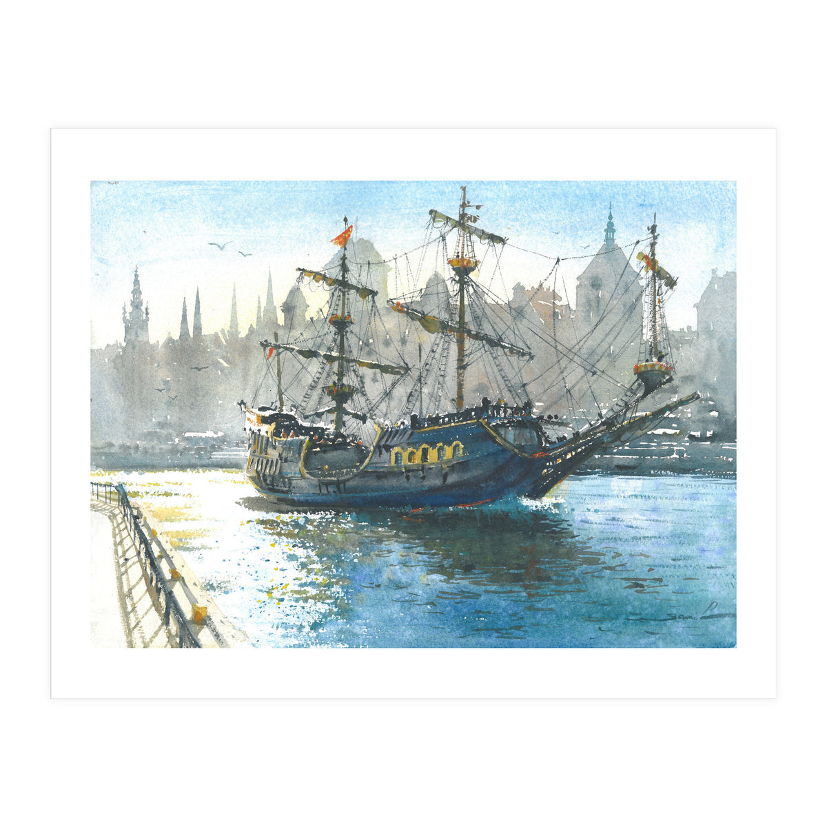 Old ship (Print Only)