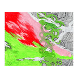 Green and Pink Spill (Print Only) thumbnail
