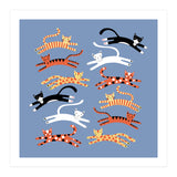 Cats Leaping (Print Only) thumbnail