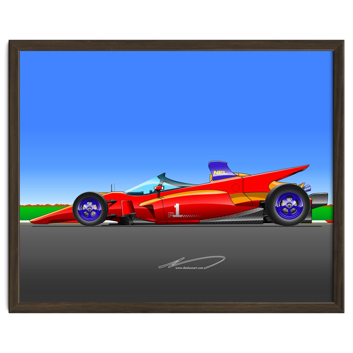 Pole Position Racecar Homage