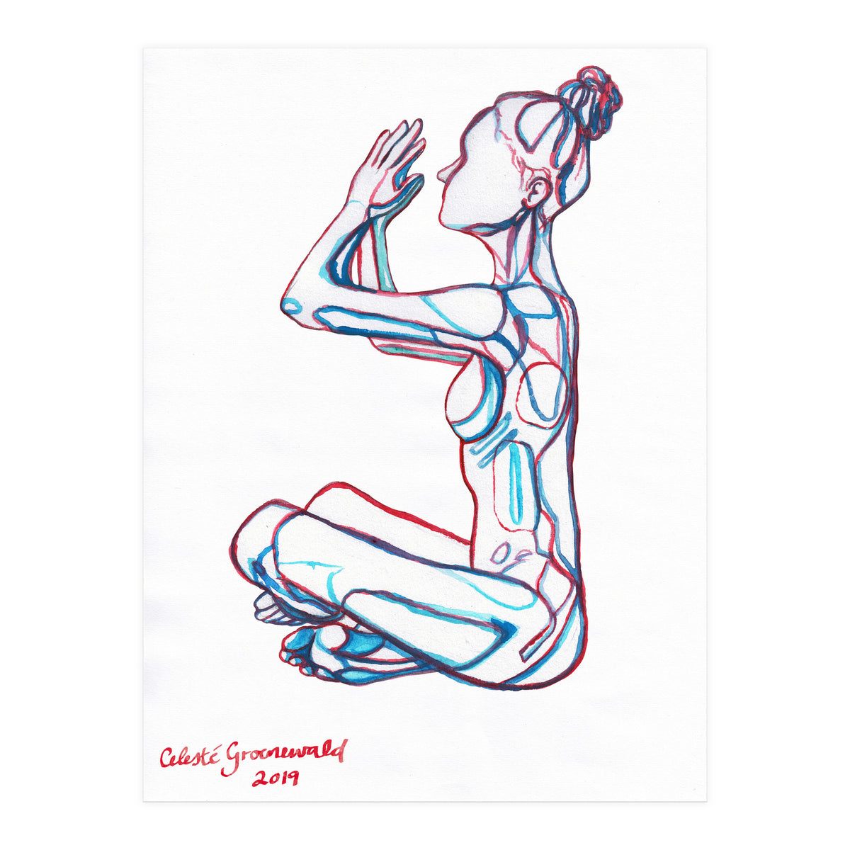 Sukhasana (Print Only)