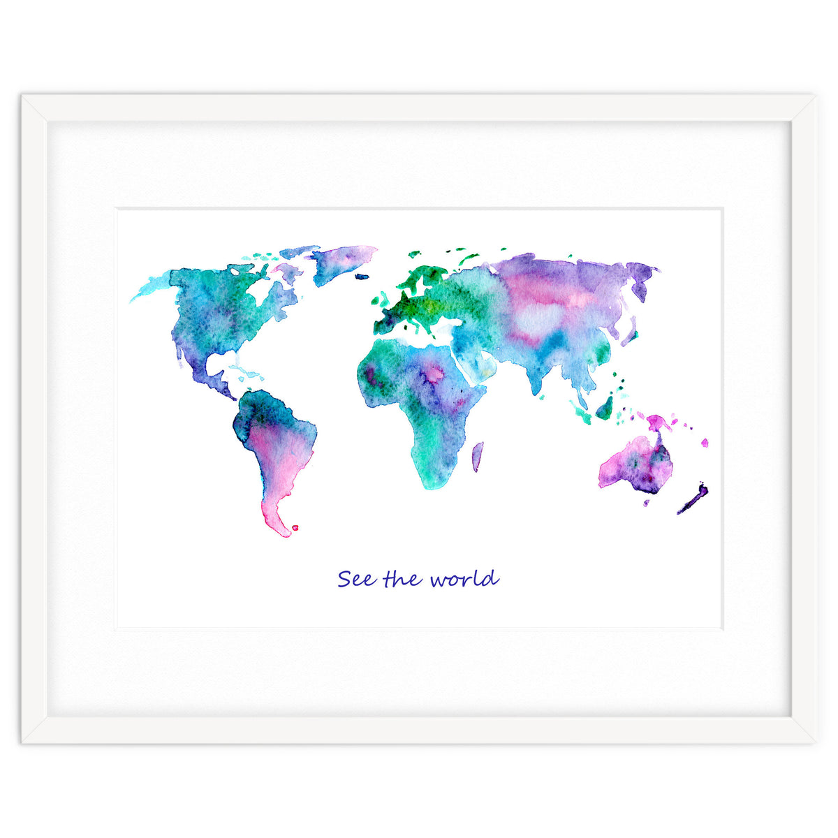 See the world || watercolor