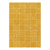 My Favorite Geometric Patterns No.4 - Mustard Yellow (Print Only) thumbnail