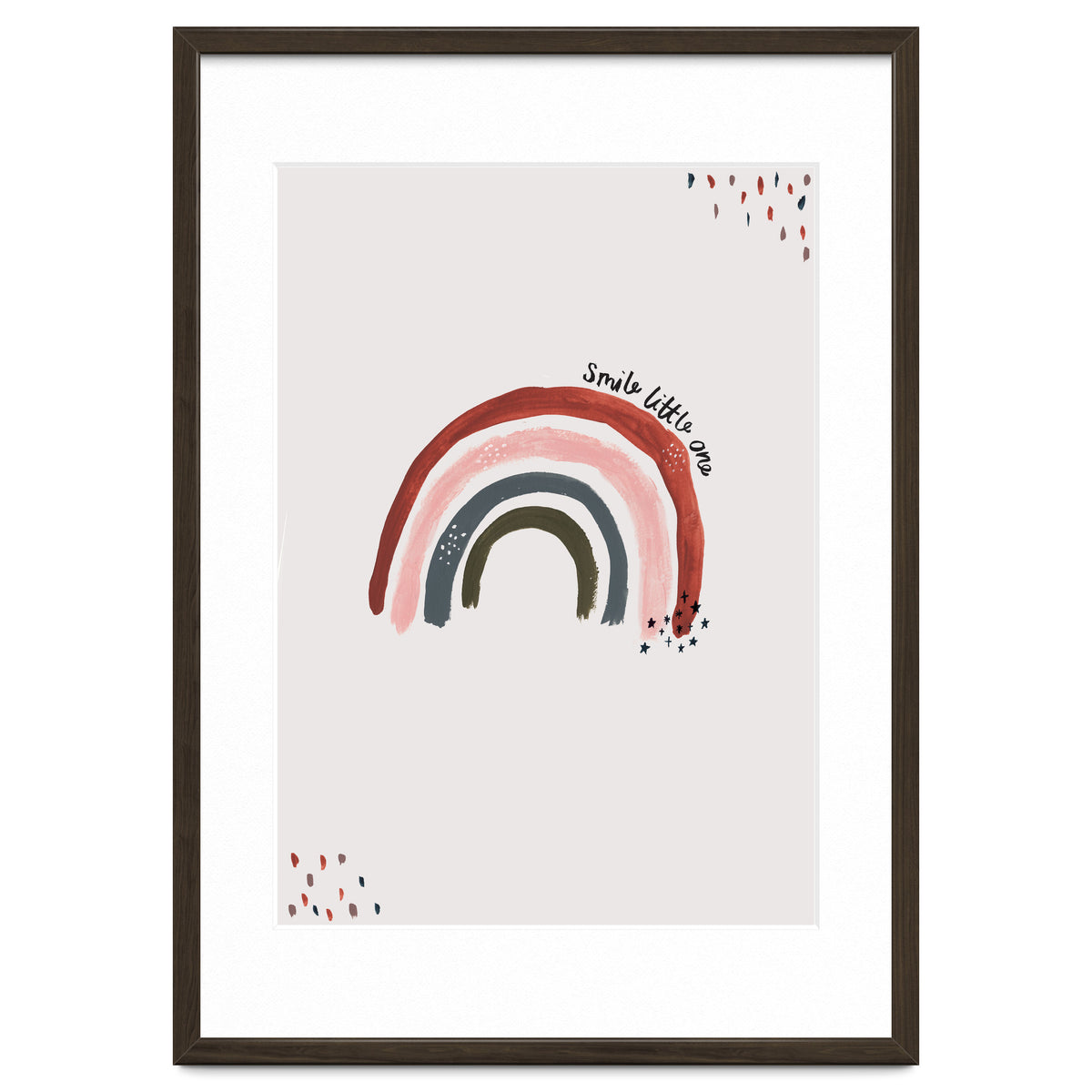 Smile Little One Rainbow Portrait