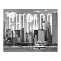 CHICAGO Skyline | Monochrome (Print Only)