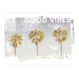 Vintage palm trees | good vibes only (Print Only) thumbnail