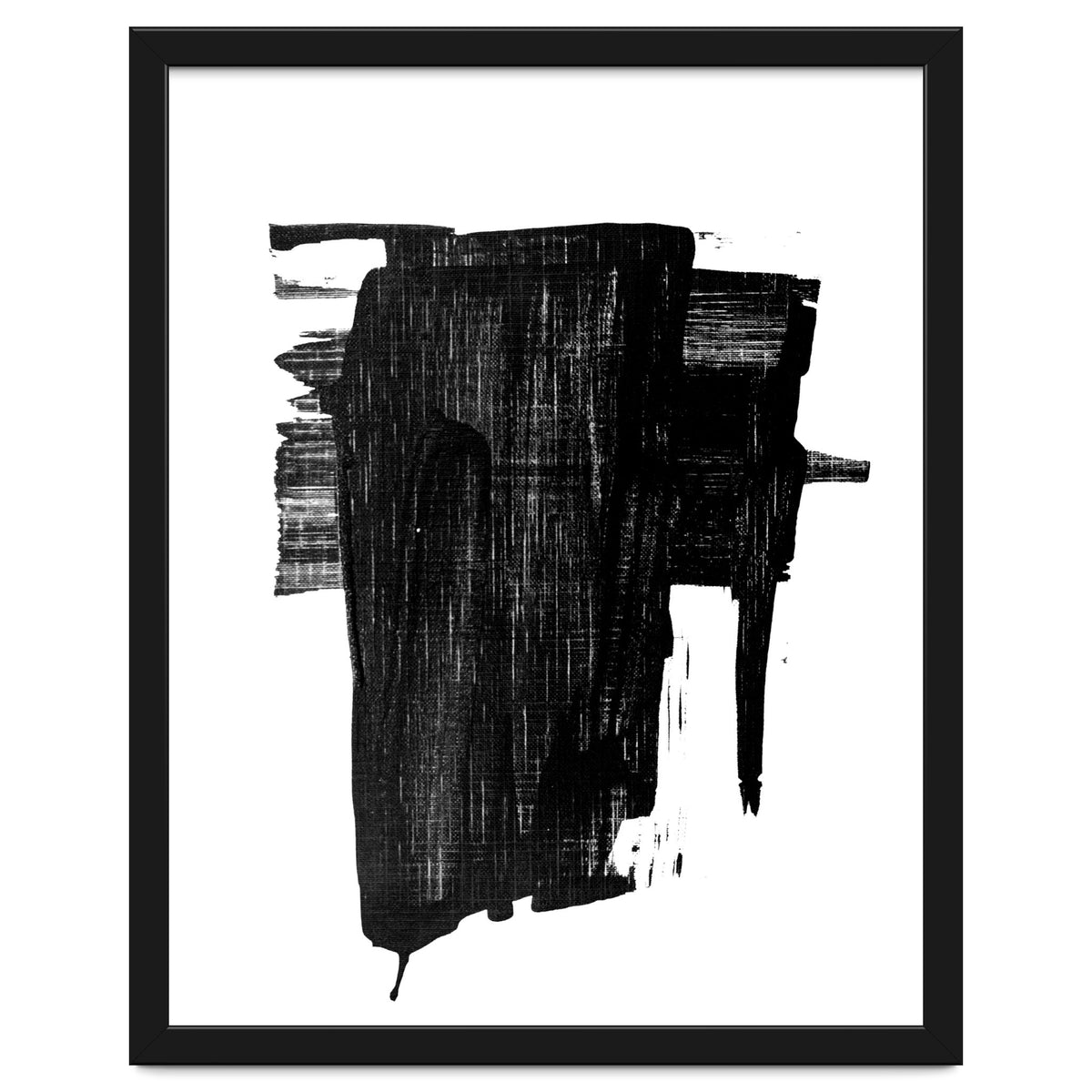 Minimalist Textured Brushstroke Art #2