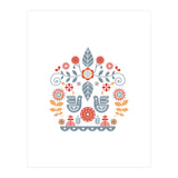 Scandinavian Folk Art Pattern (Print Only) thumbnail