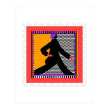 WOMAN WEARING BLACK TAKING A STROLL (Print Only) thumbnail