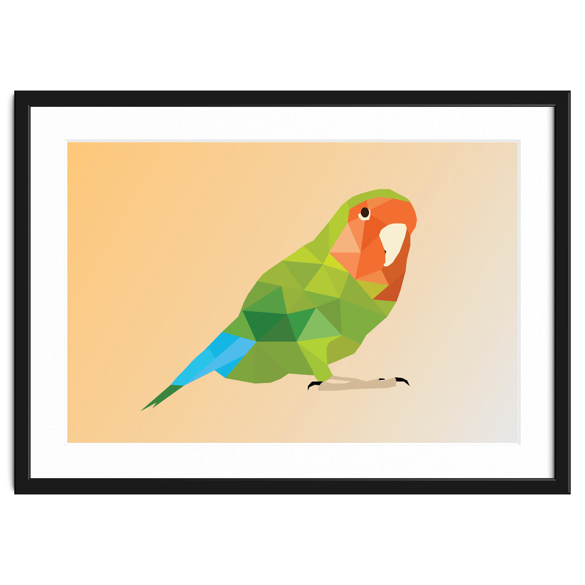 Parrot Low Poly Art